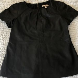 Banana Republic Leather Top